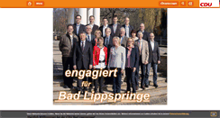 Desktop Screenshot of cdu-bl.de
