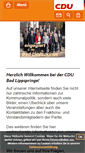 Mobile Screenshot of cdu-bl.de